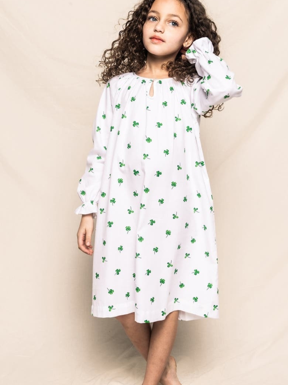 NEW -Petite Plume sz 10 Delphine Shamrocks Nightgown